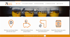 Desktop Screenshot of location-tireuse-a-biere.com
