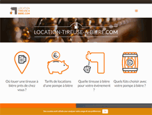 Tablet Screenshot of location-tireuse-a-biere.com